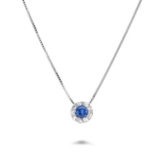 Bibigì Necklace with Sapphire and Diamonds CK0015BZ