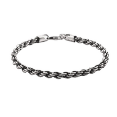 Nove25 100 Cord Bracelet in 925 Silver