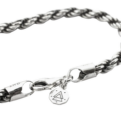 Nove25 100 Cord Bracelet in 925 Silver