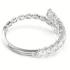 Swarovski Matrix Rigid Bracelet with Multi-Shaped Stones