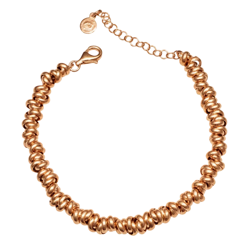 Bracciale oro rosa tenue