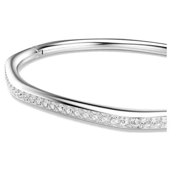 Swarovski Dextera Octagonal Rhodium-Plated Rigid Bracelet