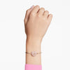Swarovski Idyllia Pink Heart Rigid Bracelet in Yellow Gold Plated