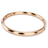 Pulsera de copo de nieve con pavé sublimado de Swarovski en baño de oro rosa
