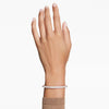 Pulsera de copo de nieve con pavé sublimado de Swarovski en baño de oro rosa