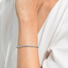 Swarovski Imber Eternity Tennis Bracelet with White Stones in Rhodium