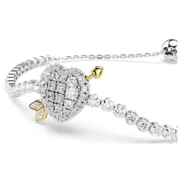 Bracciale Swarovski Idyllia Tennis Con Cuore Pavè 5742022
