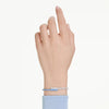 Pulsera Swarovski Matrix Contrariè con piedras azules y blancas, ajustable