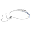 Pulsera Swarovski Matrix Contrariè con piedras azules y blancas, ajustable