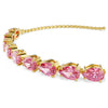 Swarovski Matrix Pear Cut Bracelet Rose Gold Plated
