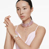 Swarovski Matrix Pear Cut Bracelet Rose Gold Plated