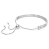Pulsera de tenis ajustable de dos vueltas con matriz Swarovski
