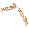 Swarovski Angelic Bracelet with Round White Stones in Rose Gold Plated Alloy
