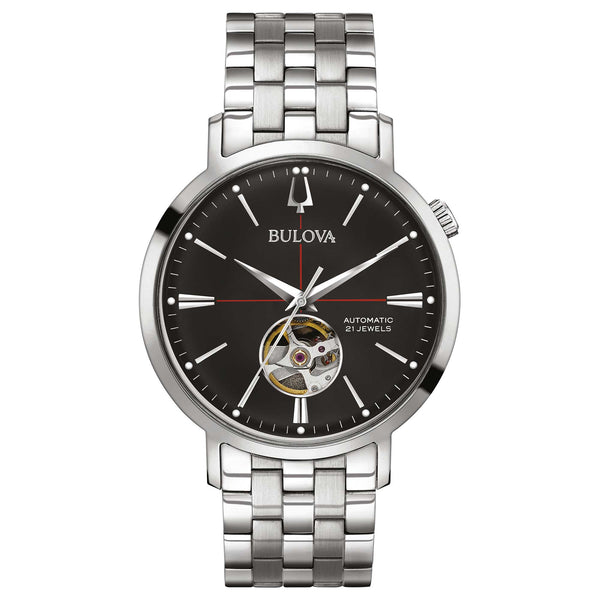 Reloj automático Bulova Aerojet con esfera negra