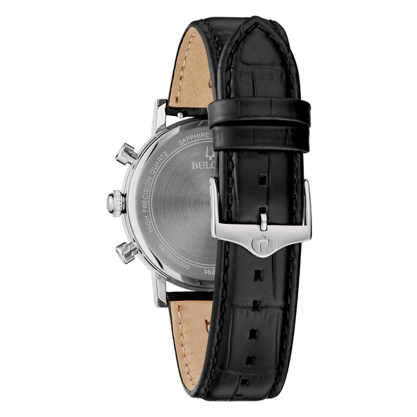 Orologio Bulova da Uomo Crono High Precision Quadrante Verde con Cinturino in Pelle 96B457