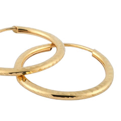 Orecchini Stroili A Cerchio Toujours Oro Giallo 9 KT 12 mm 1418333