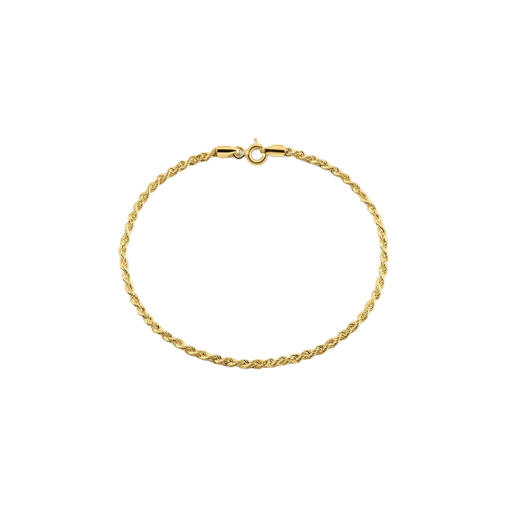 Bracciale Stroili Catena Oro Giallo 9 KT Maglia Corda 18 cm 1435193