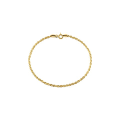 Bracciale Stroili Catena Oro Giallo 9 KT Maglia Corda 18 cm 1435193