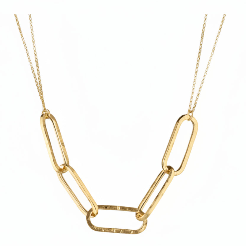 Marcello Pane Classique Golden Necklace