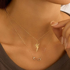 Stroili Infinity Necklace Beverly 9 KT Yellow Gold 1400772