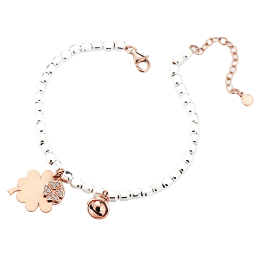 Marcello Pane My Little Emotion Four-Leaf Clover Lucky Charm Bracelet