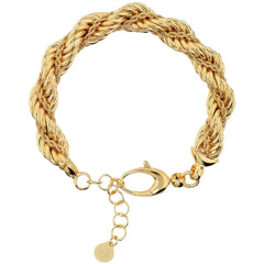 Bracciale Etrusca Doppia Catena Corda WSET00885.YG