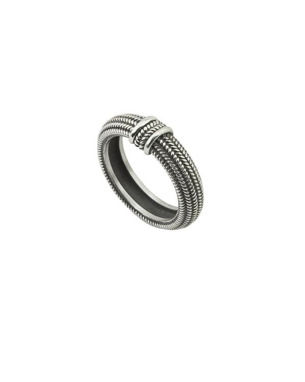 Anello Nove25 Fede Magna Grecia in Argento
