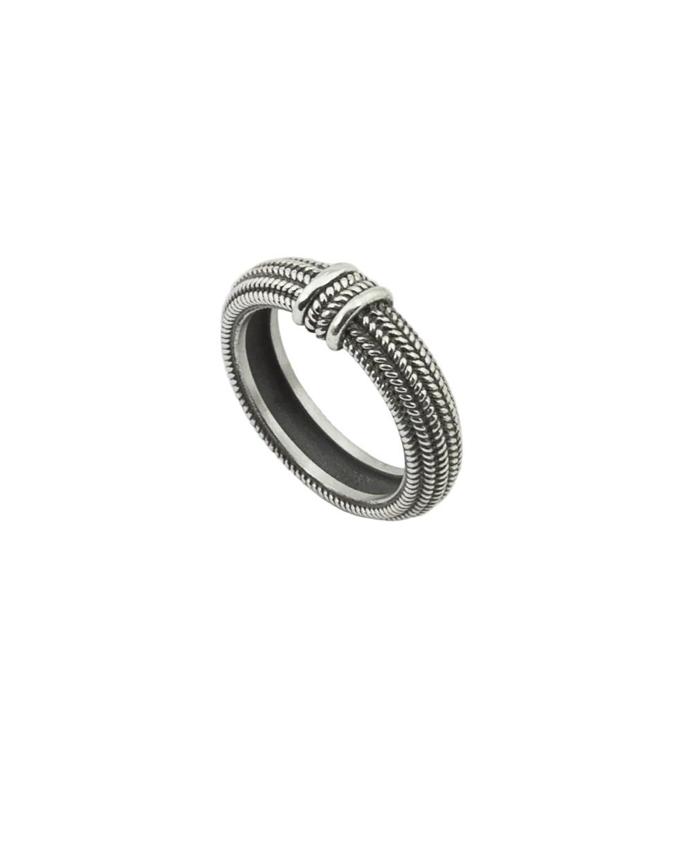Anello Nove25 Fede Magna Grecia in Argento