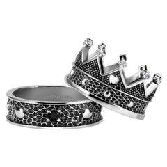 Anello Maria Cristina Sterling a Fascia King G2952