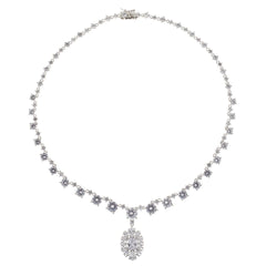 Stardust Choker Necklace with Magic Pendant with Zircons
