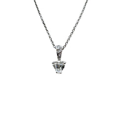 Collana Bibigì in oro bianco con pendente con Diamante Taglio Cuore CFS8152B50