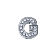 Charm Elements Lettera G in oro bianco e diamanti DCHF3319G.002