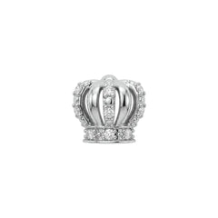 Charm Elements Corona King in oro bianco e diamanti ECF13860.003