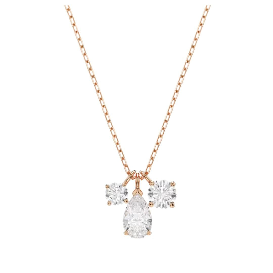 Collana Swarovski Pendente Mesmera Taglio Misto Placcato Oro Rosa 5734245