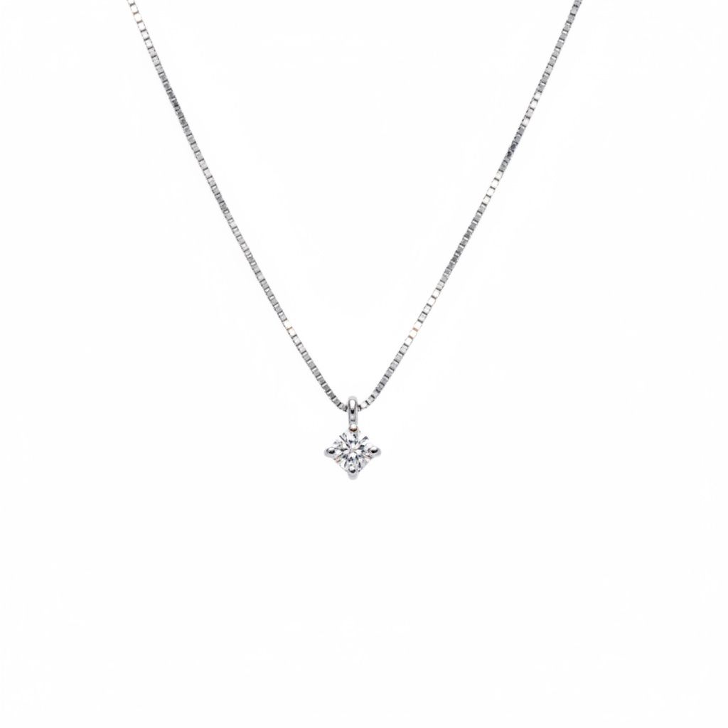 Collana Bibigi Griffe Castone Rombo in Diverse Carature -