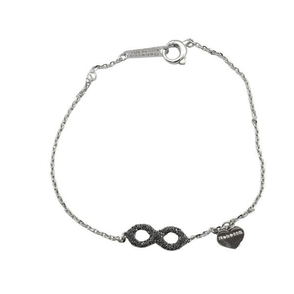 Bracciale Rebecca Jolie con Infinito in Argento e Polvere di Diamanti SJOBAA56