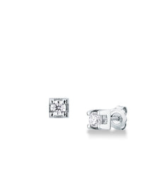 Mirco Visconti Gold and Diamond Point Light Earrings