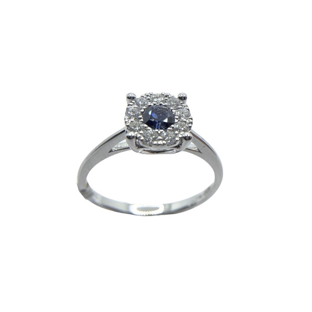 Anello Giorgio Visconti in Oro Bianco e Diamanti ABX15030Z