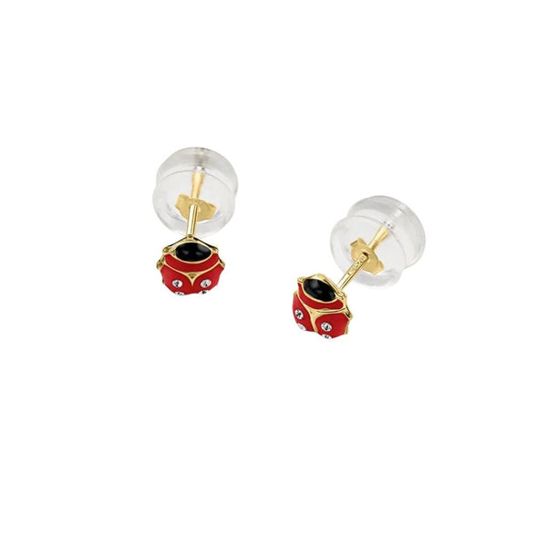 Orecchini Stroili Lobo Coccinella Mon Petit Oro Giallo 9 KT 1415862
