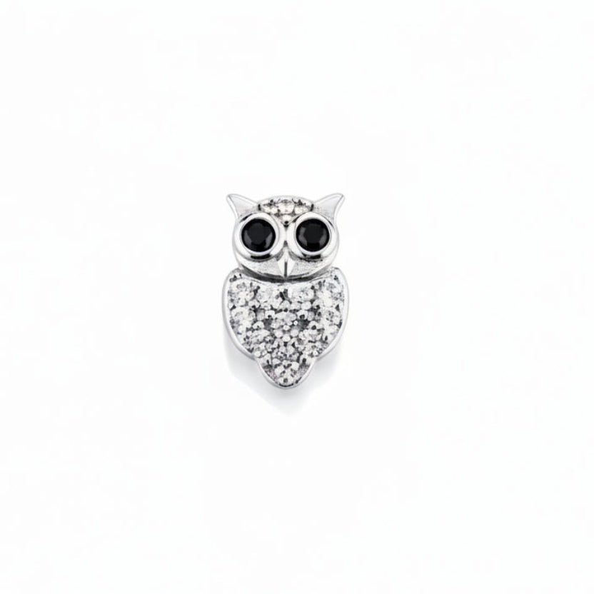 Marcello Pane Owl Charms with Zirconia