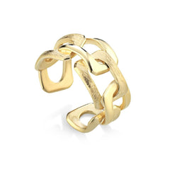 Anello Marcello Pane Itaca a Catena Dorato ANMP 1021-53