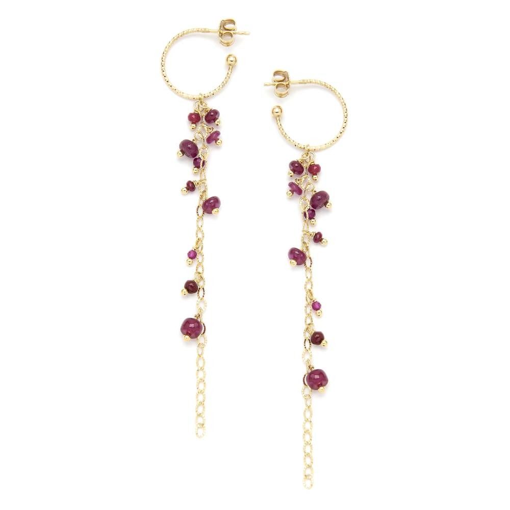 Ishwara Earrings with Rubies