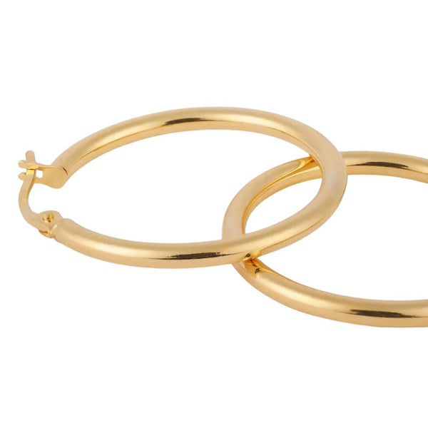 Orecchini Stroili A Cerchio Toujours Oro Giallo 9 KT 20 mm 1401765