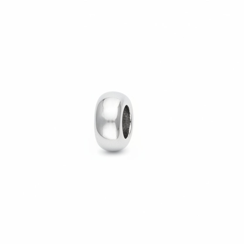 Charm Elements Donut Grande In Oro Bianco ECF11703