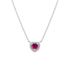 Collana Amen Dolce Cuore in Argento 925 -