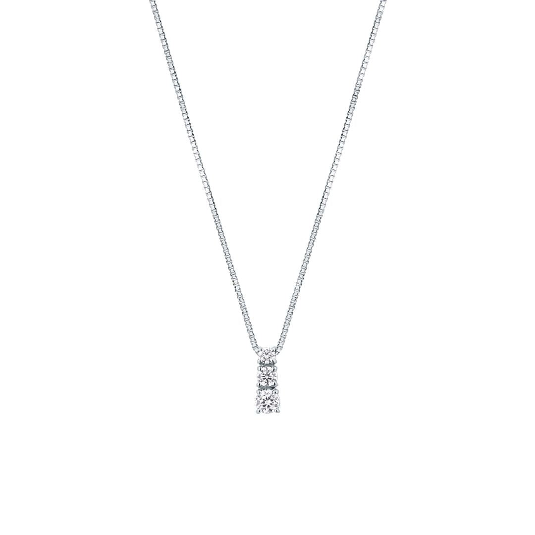 Mirco Visconti Trilogy Pendant Necklace with Gradual Diamonds