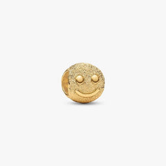 Pandora Smile Mini Charm Diamond Effect 14K Gold Plated