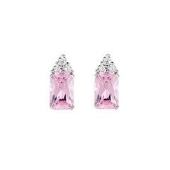 Orecchini Amen Princess Con Zirconi Rosa E Bianchi EBABBROZ