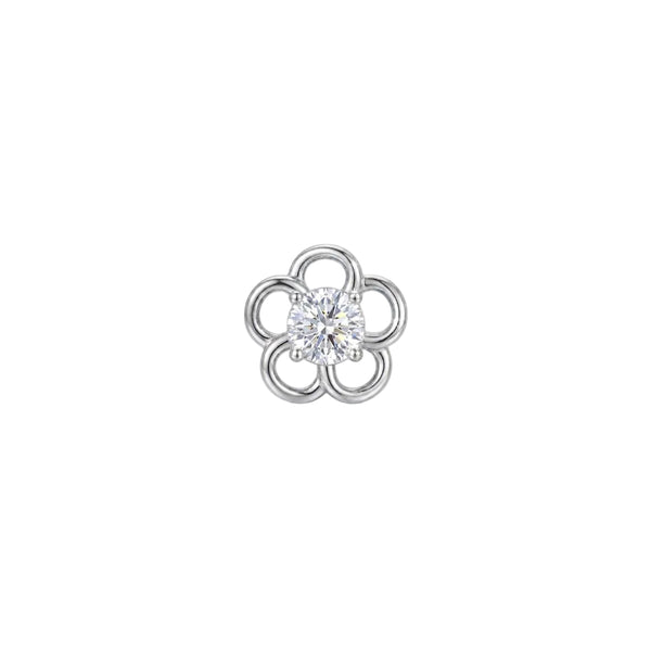 Charm Elements Fiorellino con diamante ECF13571.001