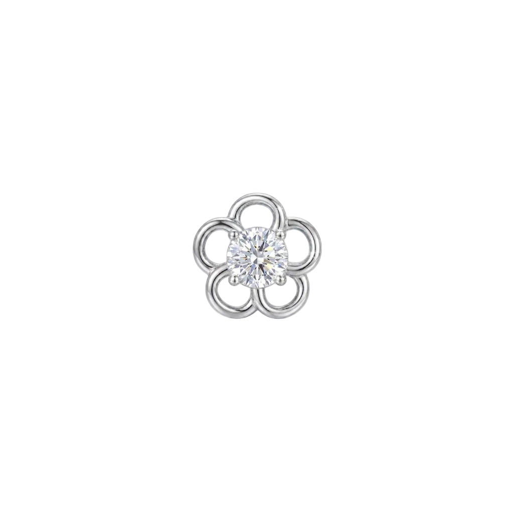 Charm Elements Fiorellino con diamante ECF13571.001